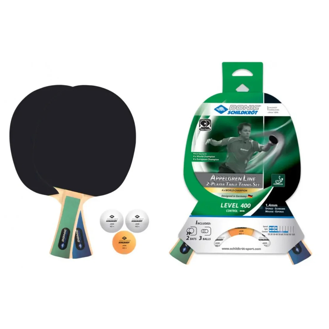 Набор Donic Appelgren 400 2-player set