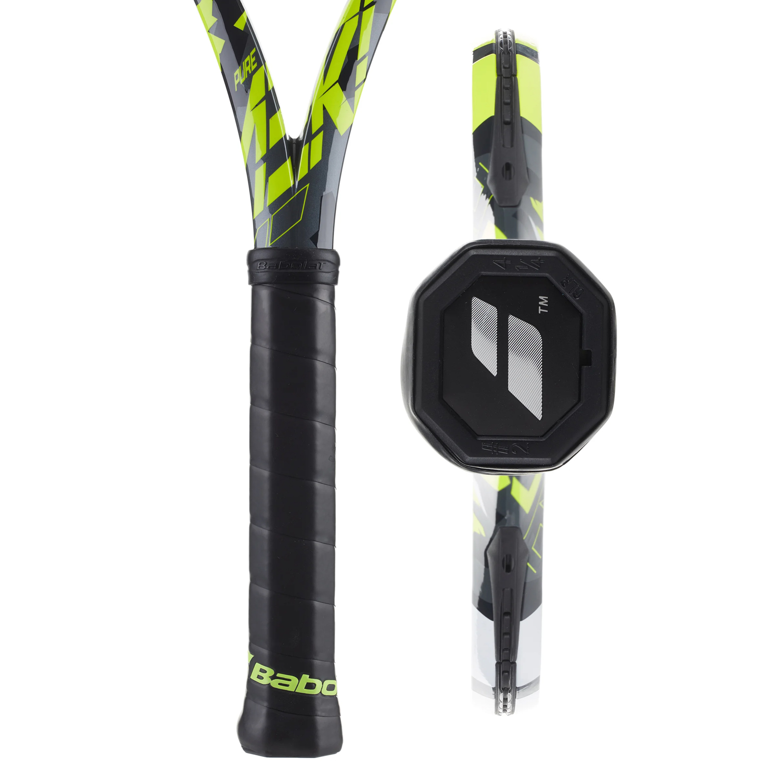 Ракетка Babolat Pure Aero 100 (300g) Grey Yellow White