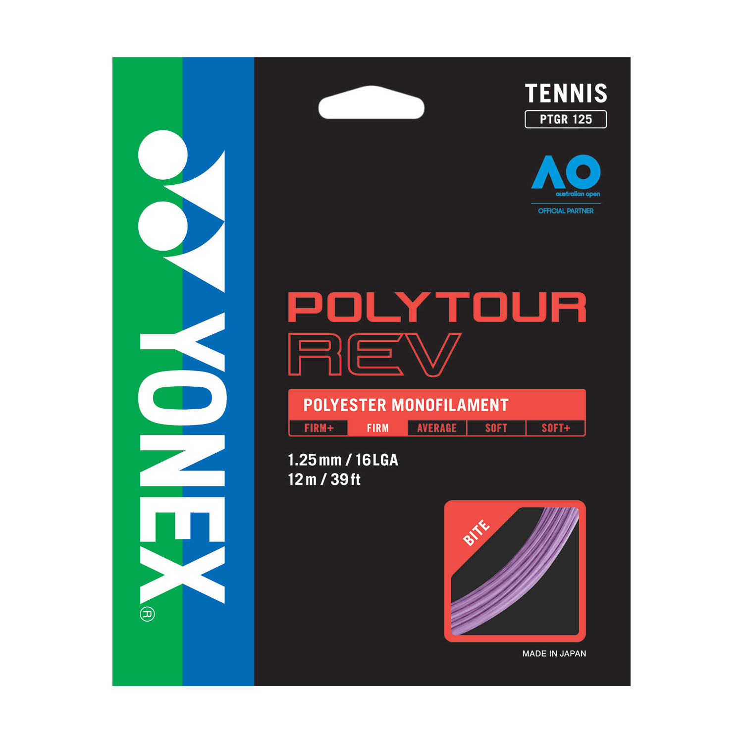 Струна для тенісу Yonex Poly Tour Rev Purple (12m)