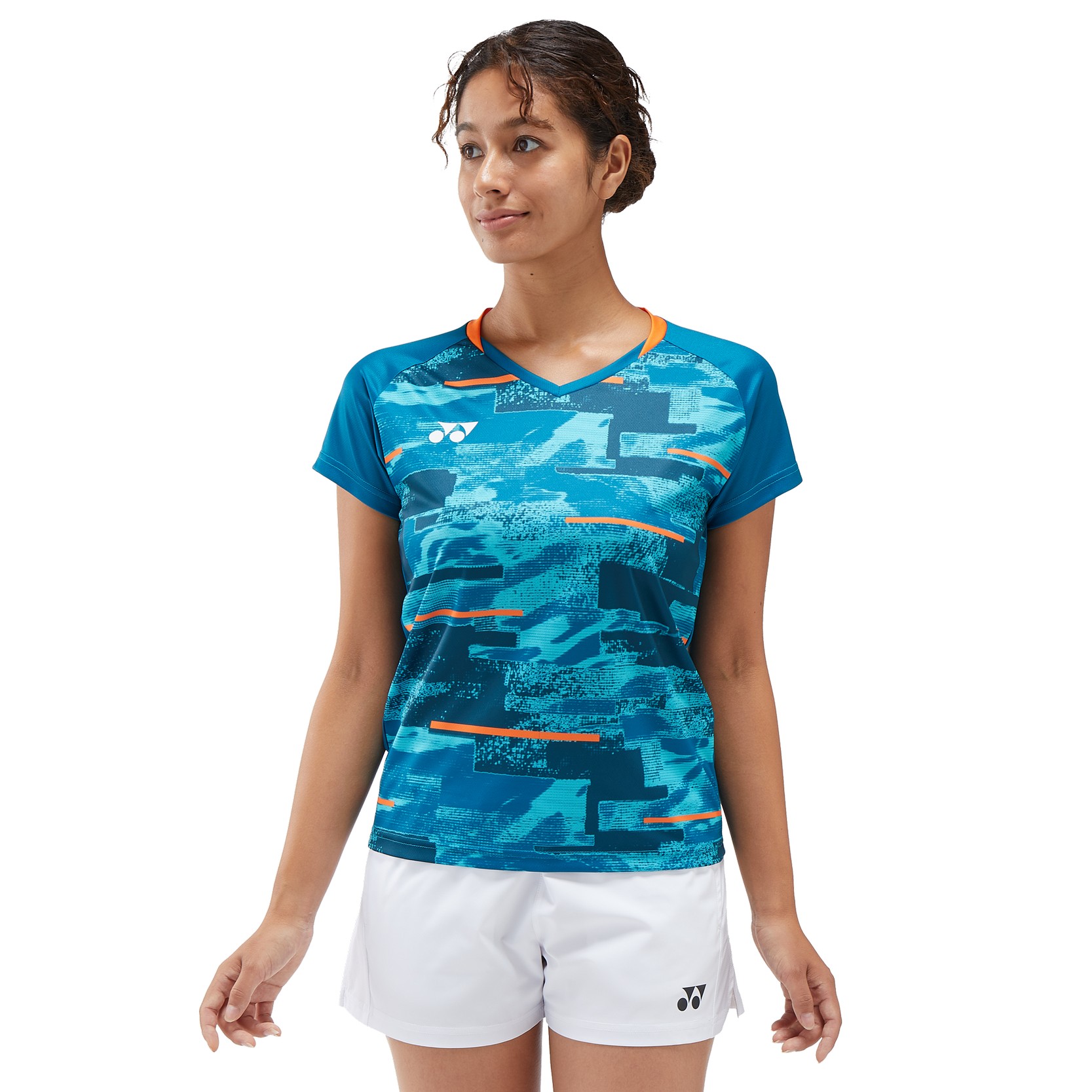 Футболка Жіноча Yonex YW0034 Crew Neck Blue Green
