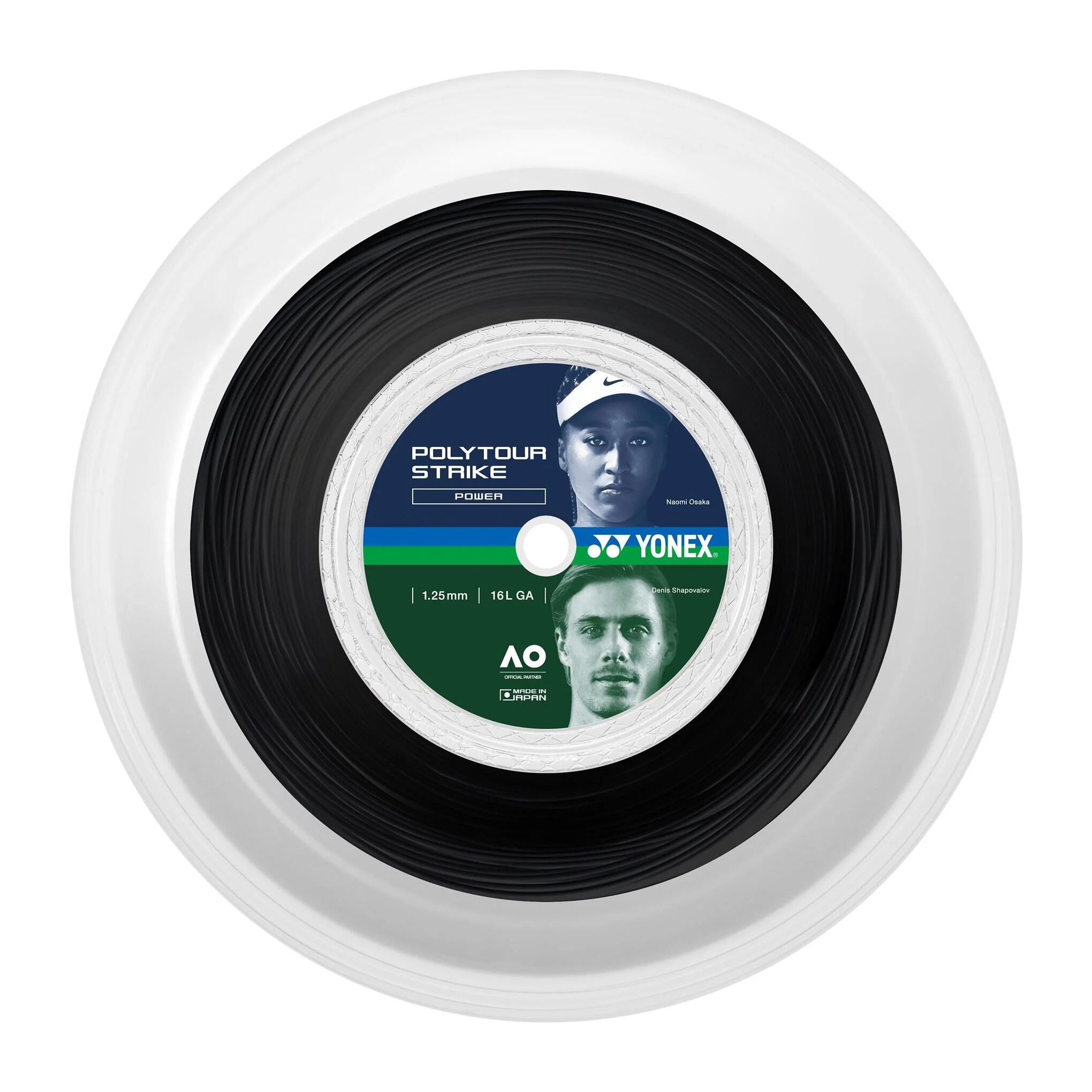 Струна для тенісу Yonex Poly Tour Strike Black (200m)