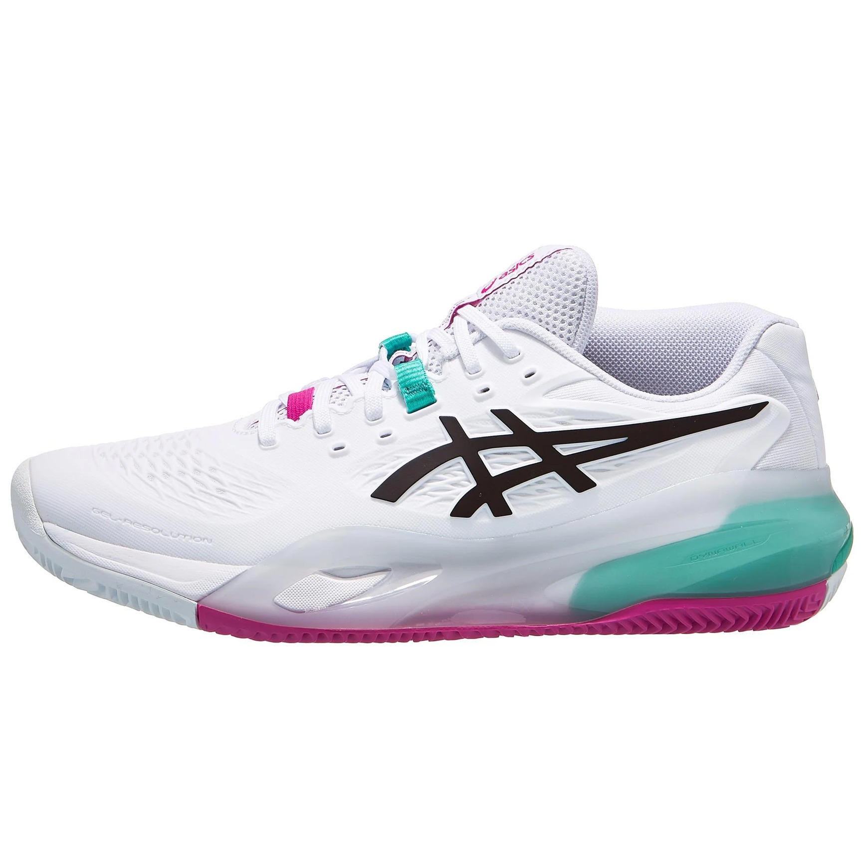 Кросівки чоловічі Asics Gel Resolution X Clay White/Aurora Green