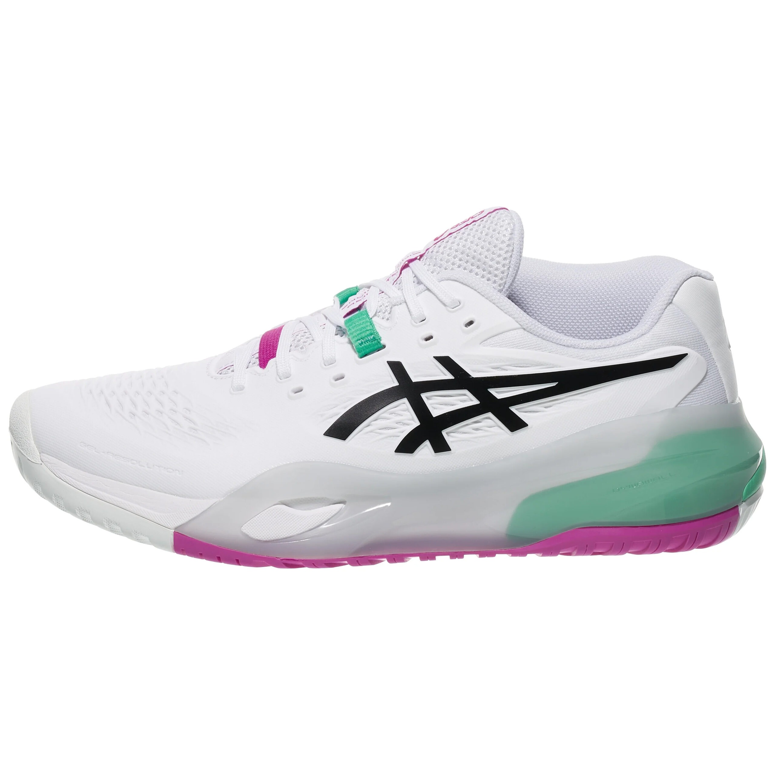 Кроссовки чоловічі Asics Gel Resolution X White/Aurora Green