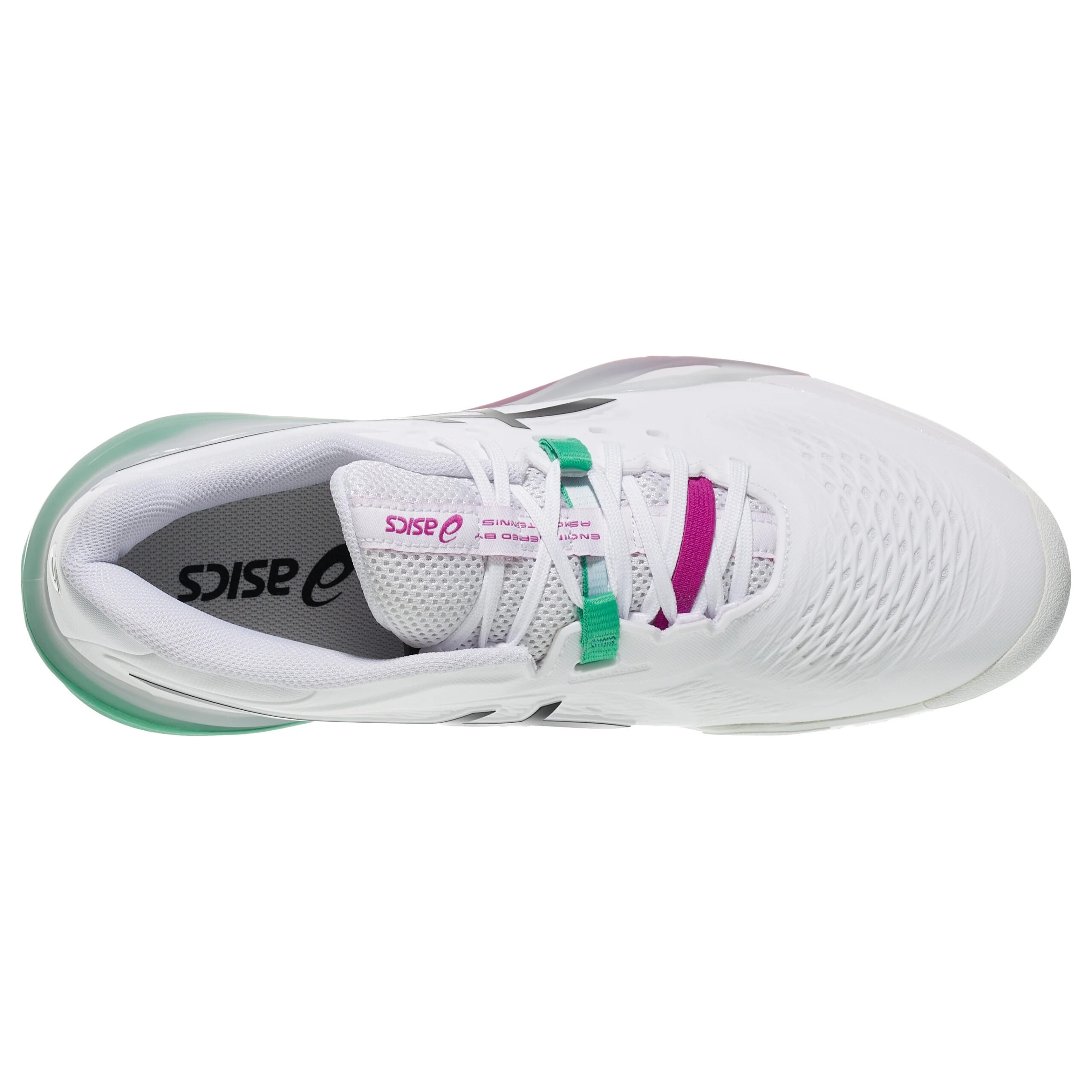 Кросівки чоловічі Asics Gel Resolution X White/Aurora Green