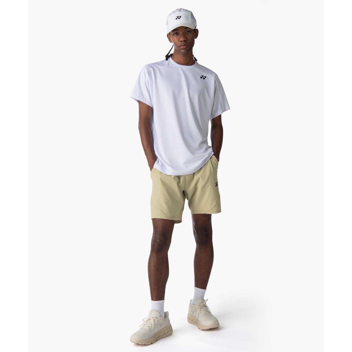 Шорти чоловічі Yonex 15245 Khaki Beige