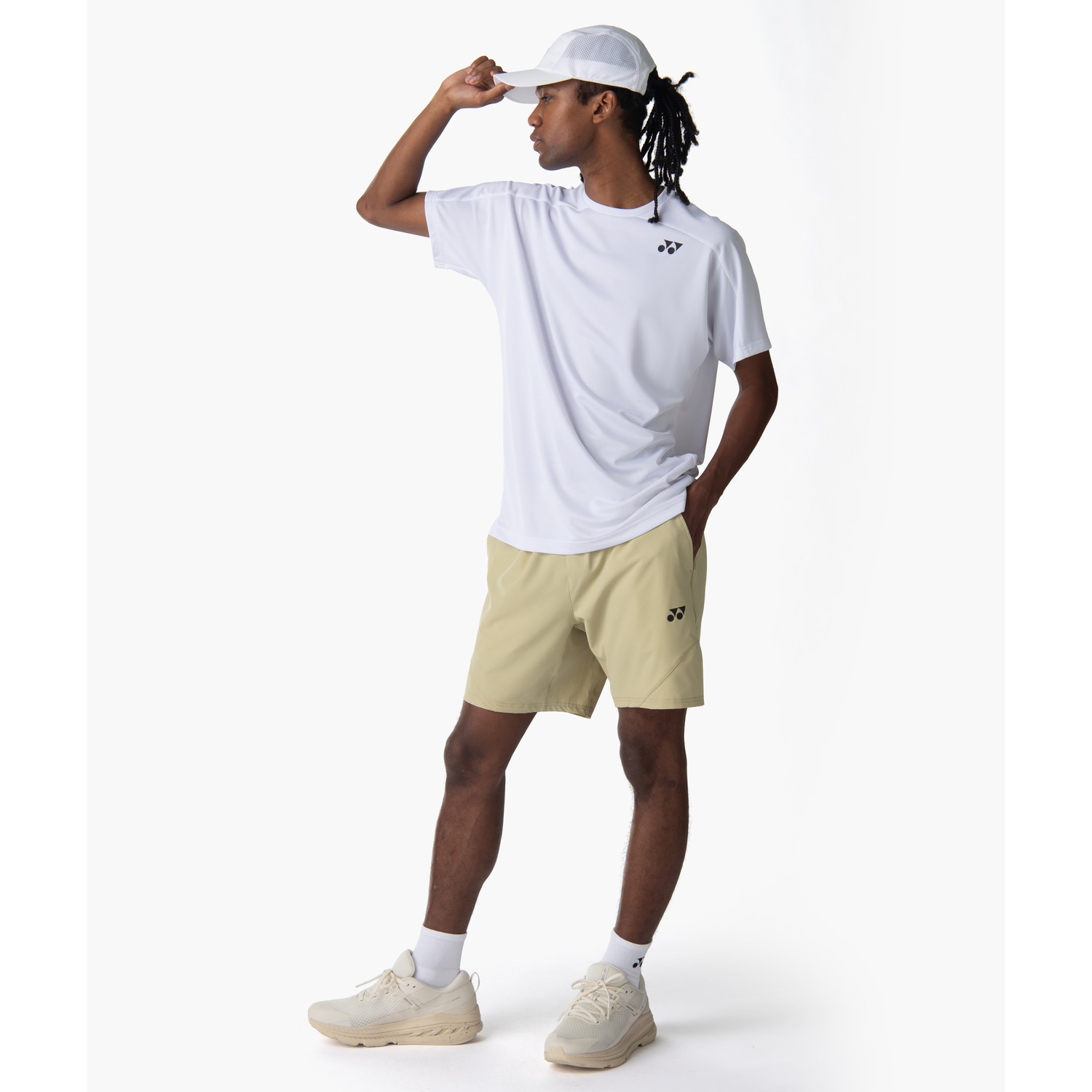 Шорти чоловічі Yonex 15245 Khaki Beige