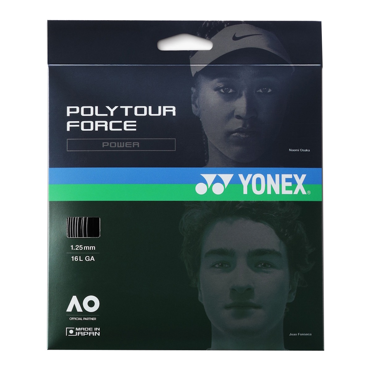 Струна Yonex Poly Tour Force Black (12m)