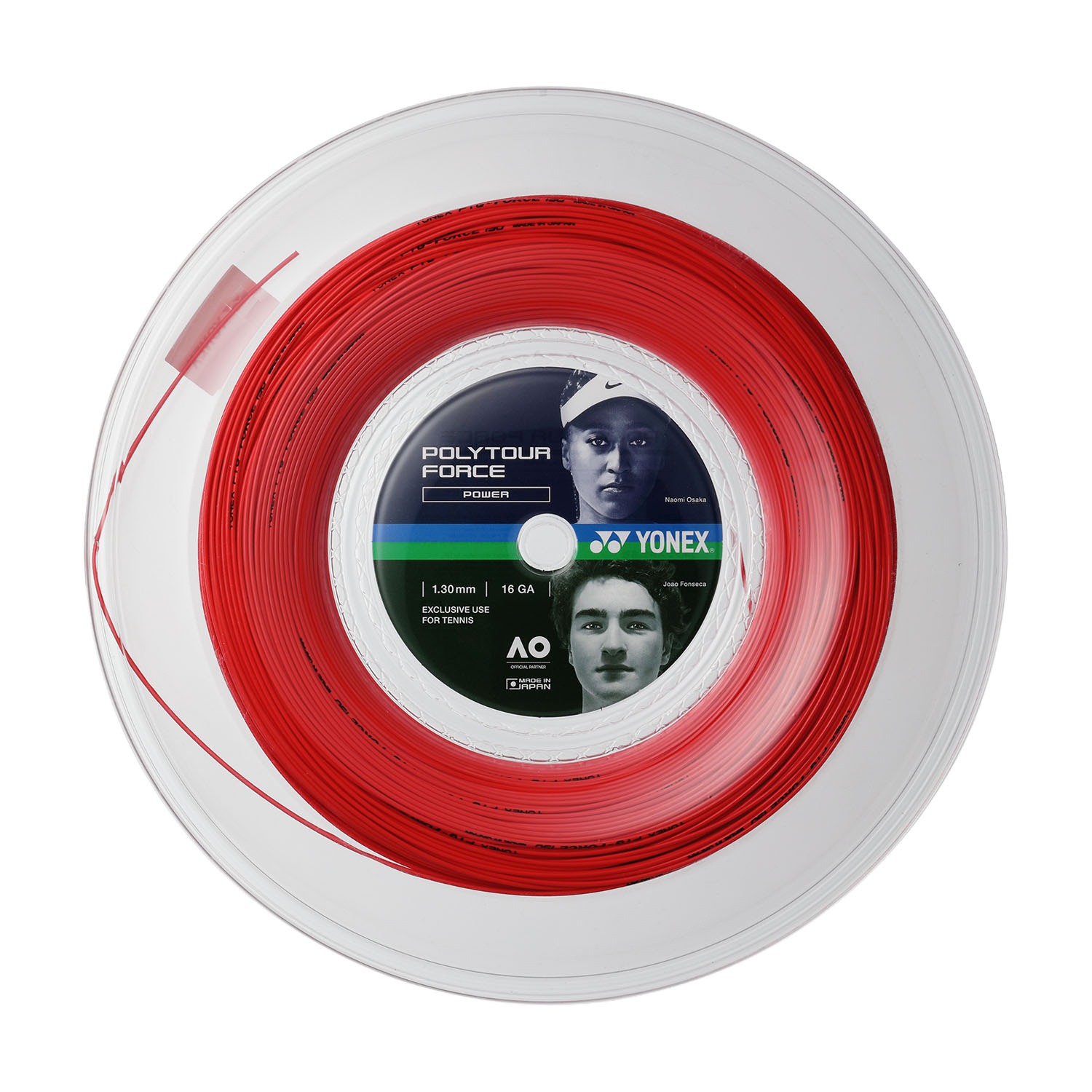 Струна Yonex Poly Tour Force Bright Red  (200m)