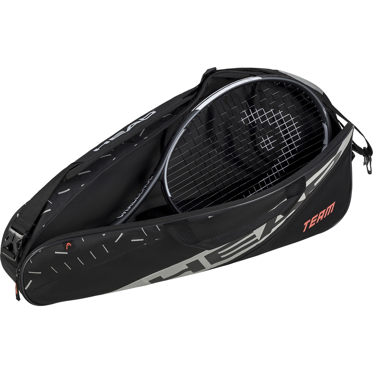 Сумка для ракеток Head Team Racquet Bag Black/Ceramic S