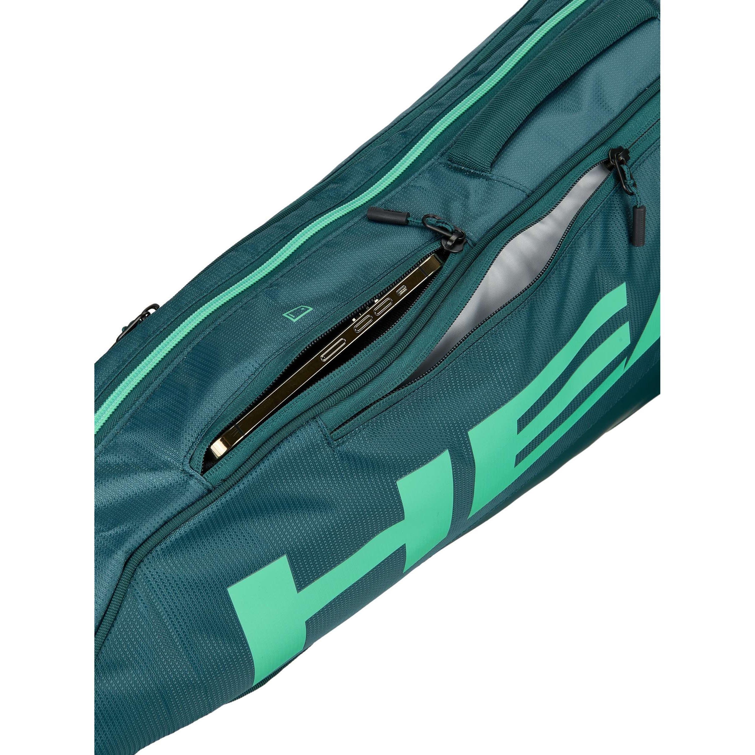 Сумка для ракеток Head Tour Racquet Bag Green S