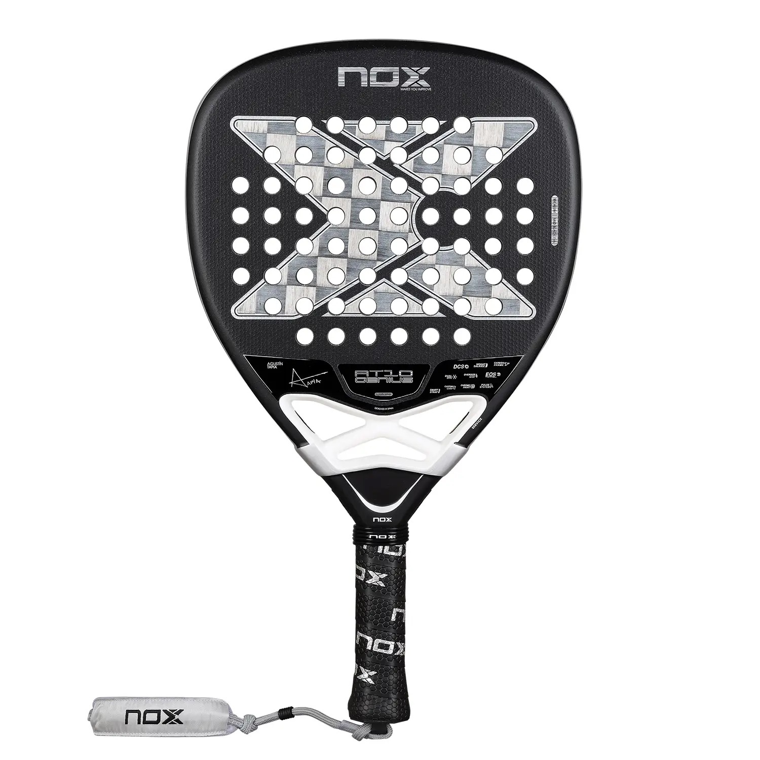 Ракетка для падел тенісу NOX AT10 GENIUS ATTACK 18K ALUM BY AGUSTIN TAPIA