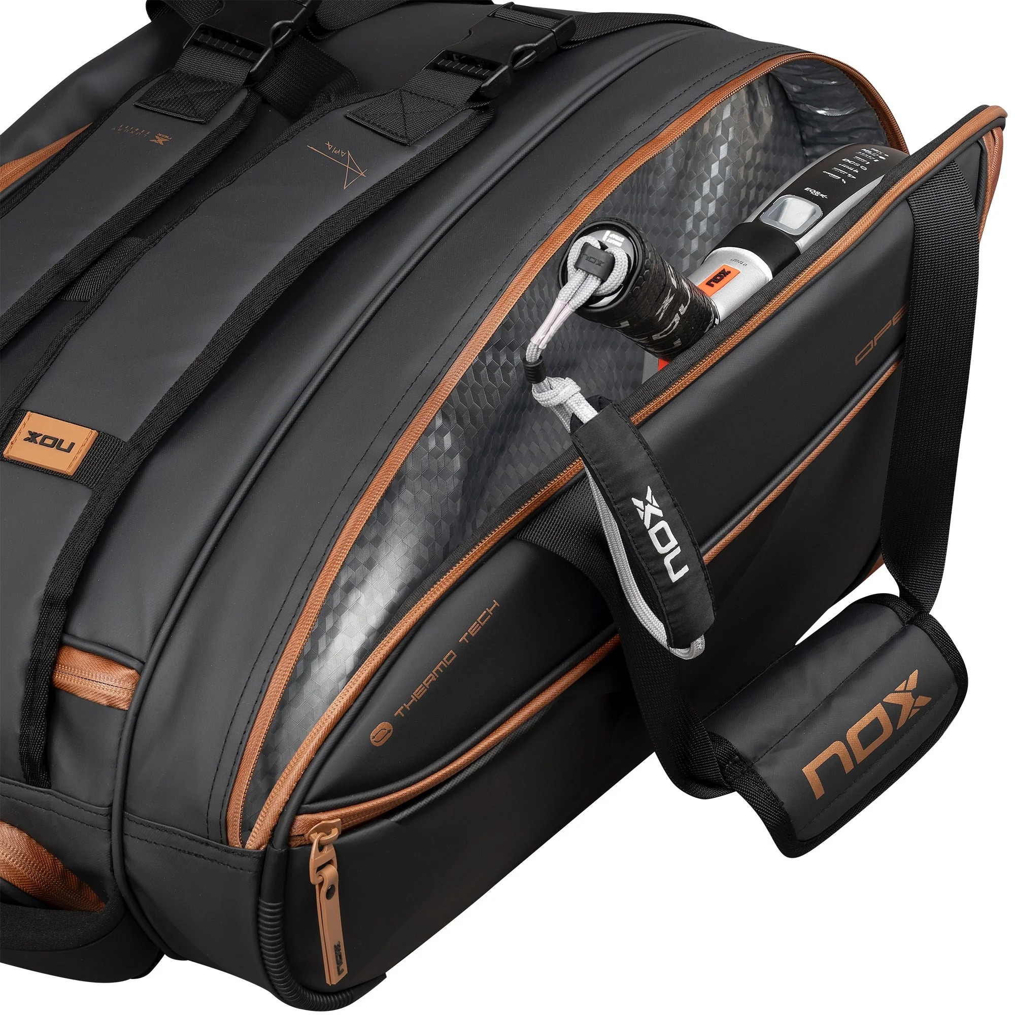 Сумка NOX LUXURY OPEN SERIES BLACK/BROWN