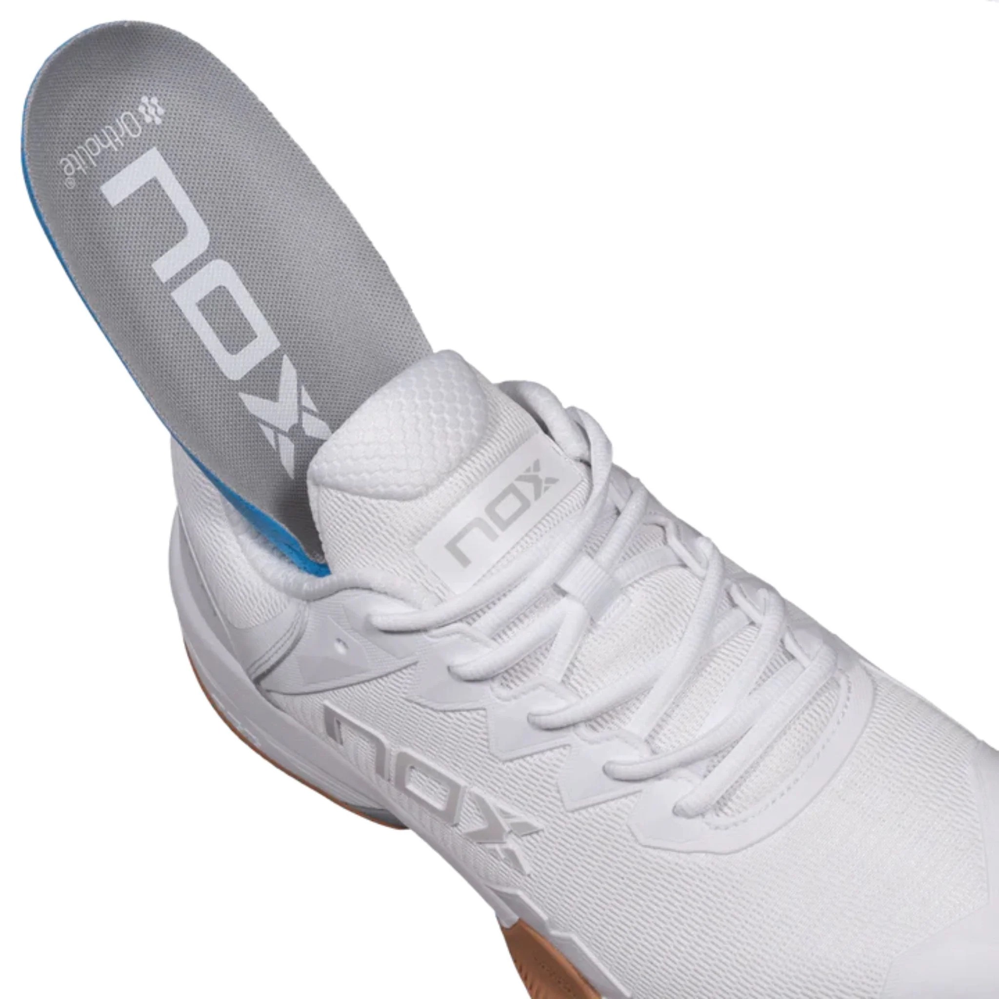 Кроссовки чоловічі NOX ML10 HEXA WHITE/GUM RUBBER