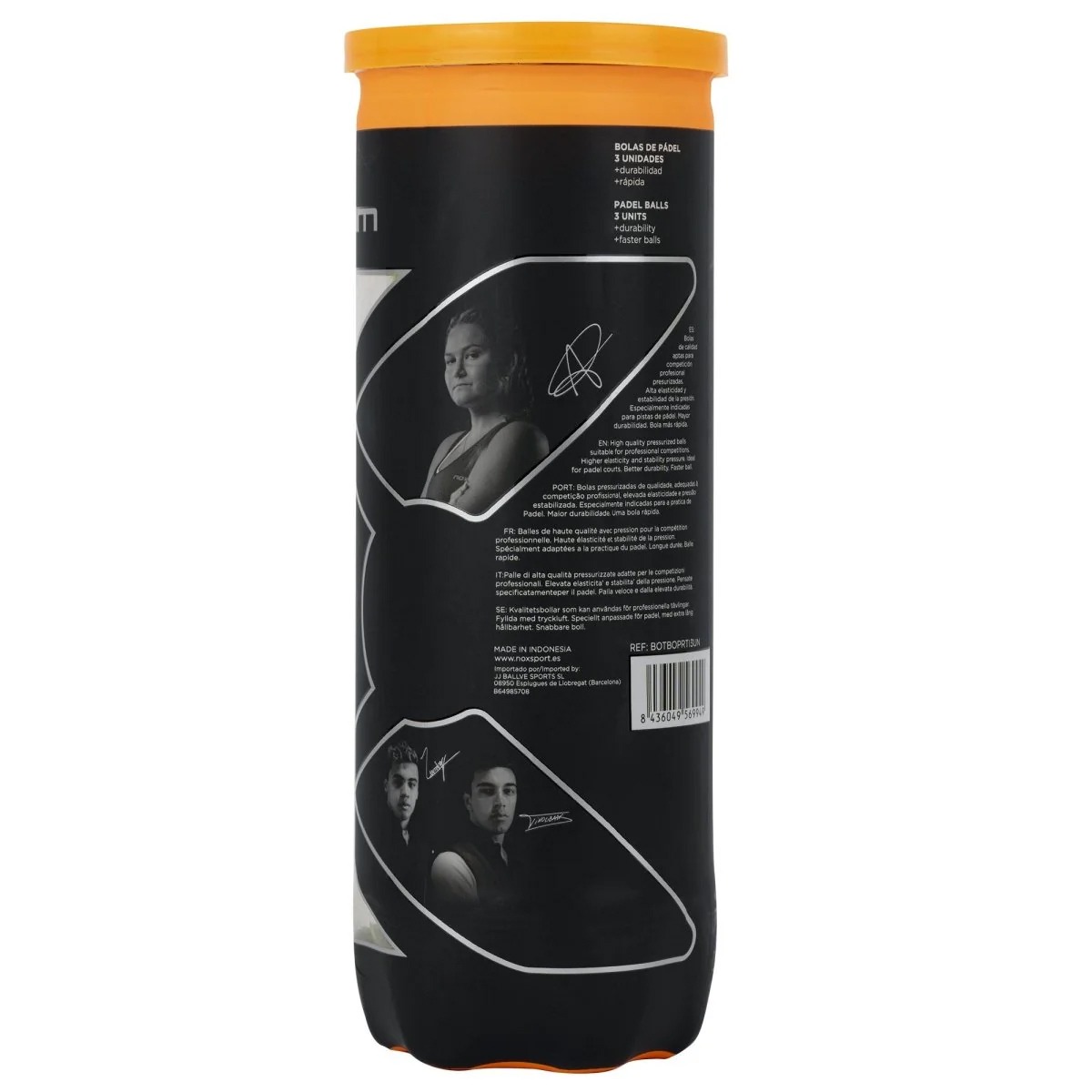 Мячи для падлу NOX Pro Titanium 3B