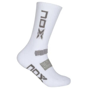 Шкарпетки NOX MC WHITE WITH GREY VERTICAL LOGO (One size)