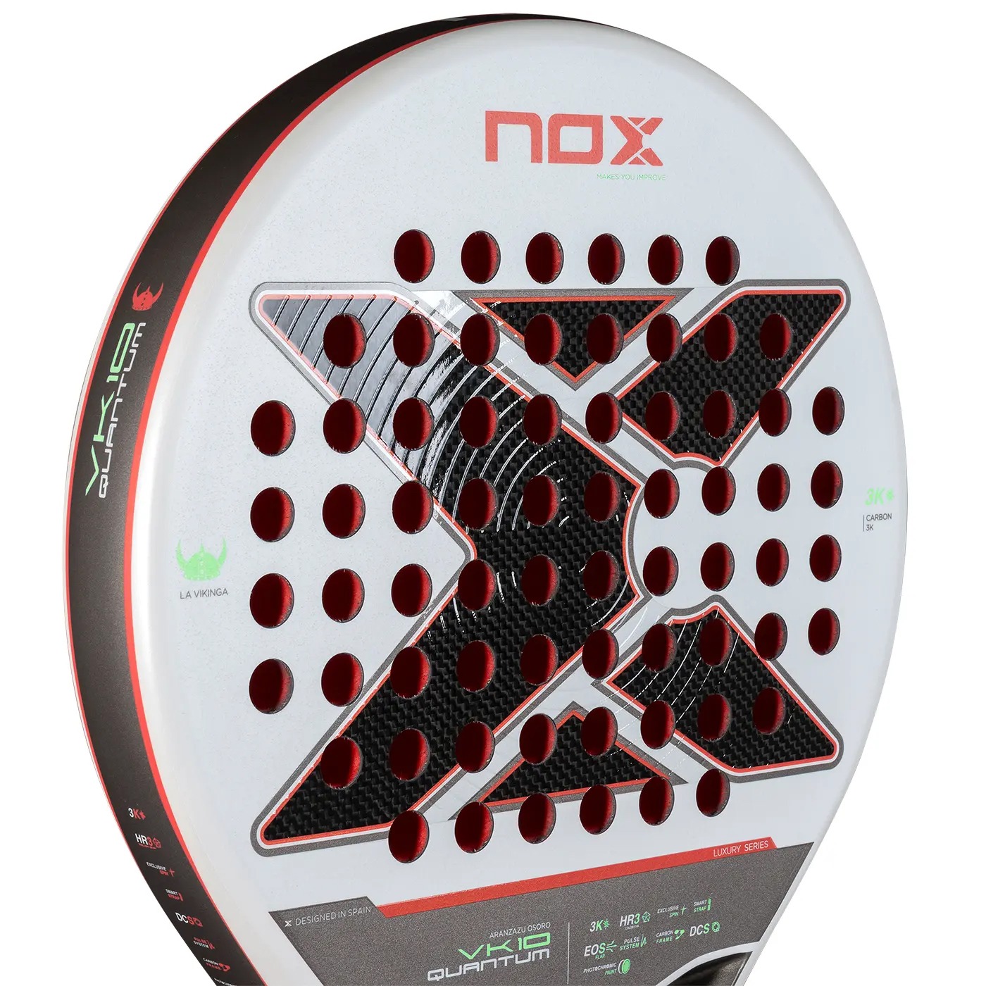 Ракетка для падел тенісу NOX VK10 QUANTUM 3K ARANZAZU OSORO