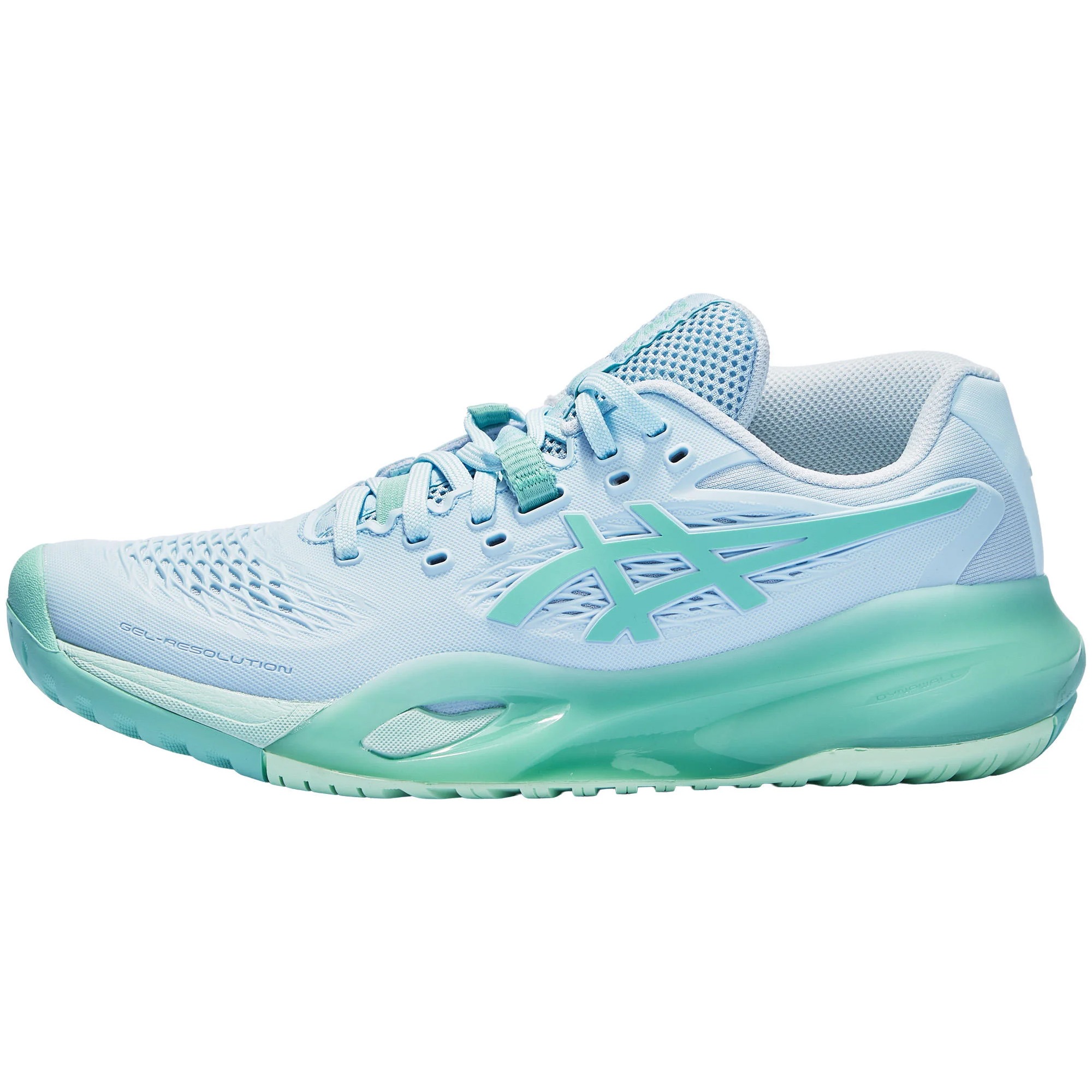 Кросівки жіночі Asics Gel Resolution X Light Blue/Oasis Green