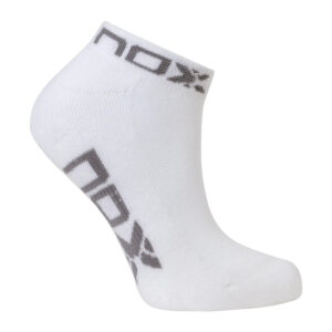 Шкарпетки NOX TOBILLEROS MUJER BLANCO LOGO GRIS